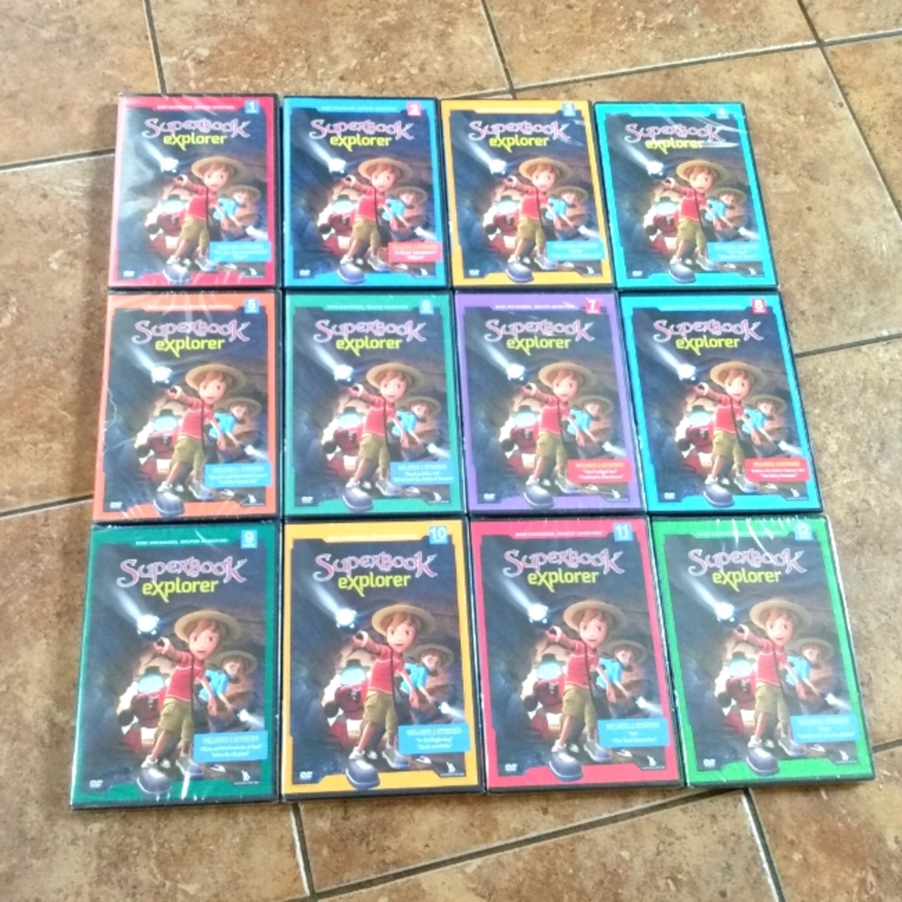 Volumes 1-12 of Superbook Explorer